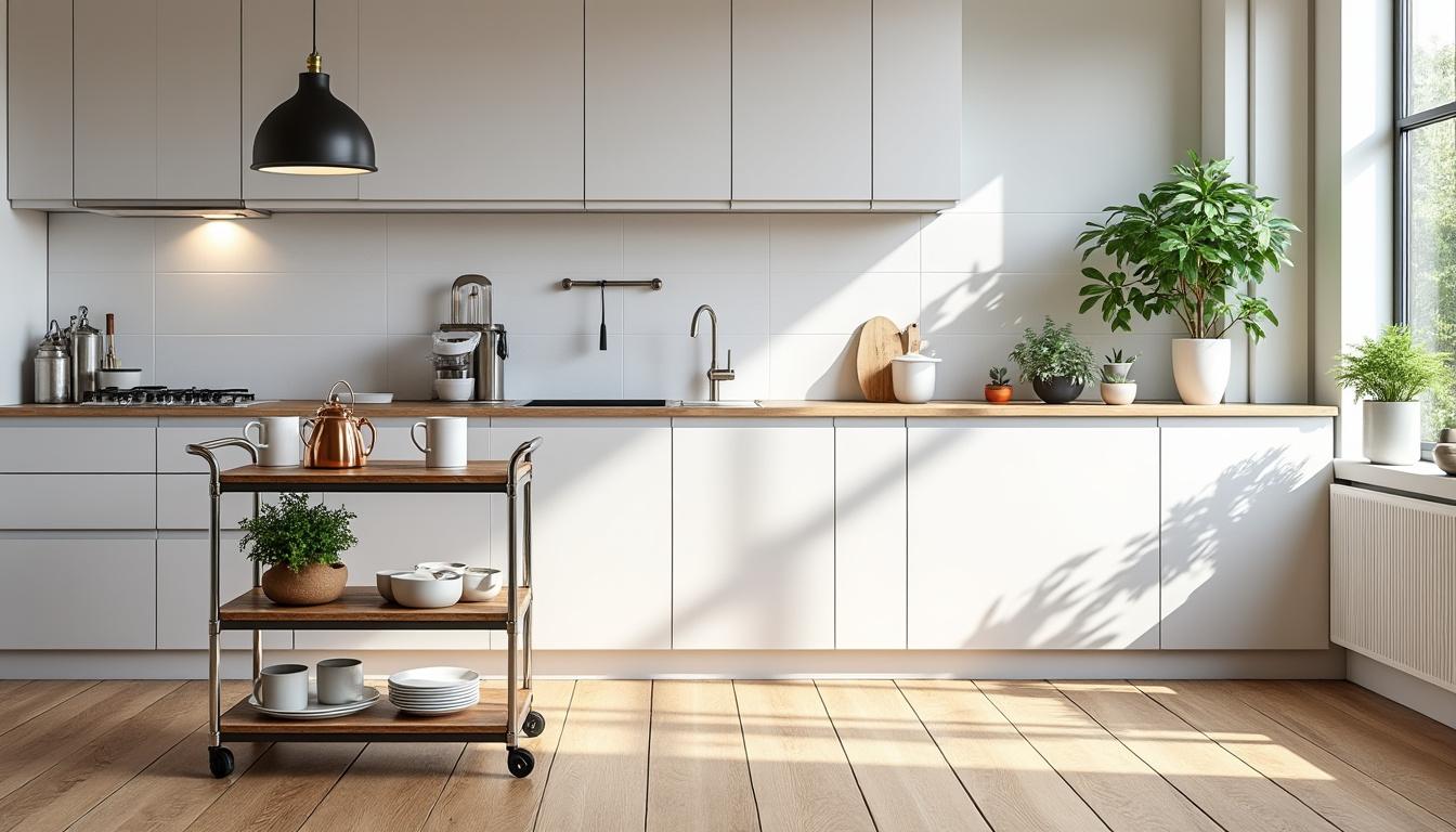 découvrez comment choisir la desserte à roulettes parfaite pour votre intérieur, alliant praticité et style pour optimiser votre espace.