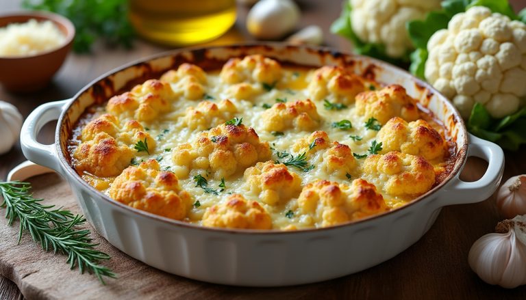 découvrez notre recette simple et savoureuse pour réussir un gratin de choux-fleur sans béchamel, à la fois délicieux et léger, parfait pour un repas sain et gourmand.