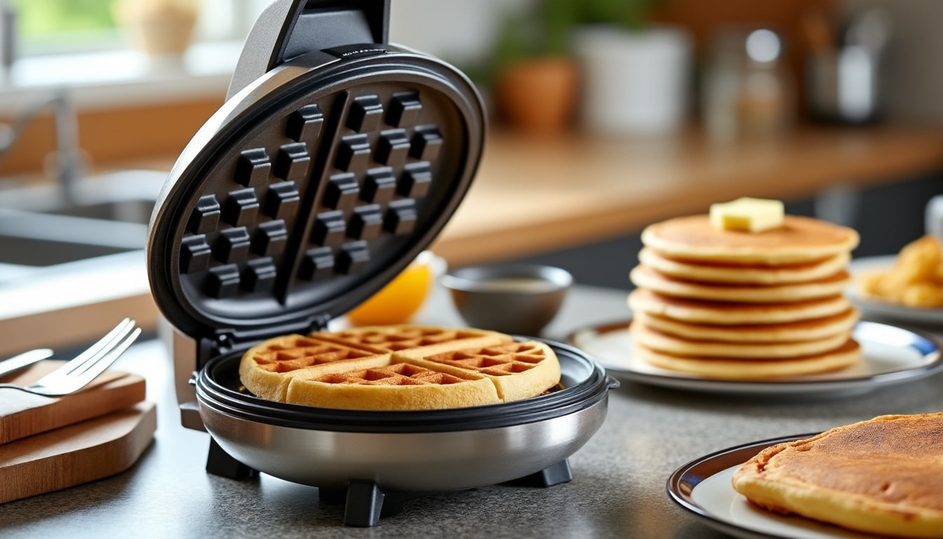 apprenez à choisir le mini gaufrier parfait pour préparer rapidement de délicieuses gaufres lors de vos goûters.