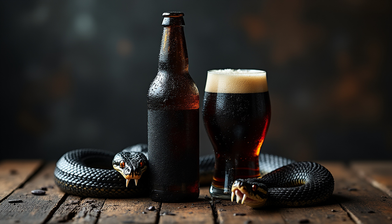 découvrez snake venom, la bière la plus puissante au monde avec un incroyable taux d'alcool de 67,5% ! une expérience unique pour les amateurs de sensations fortes.