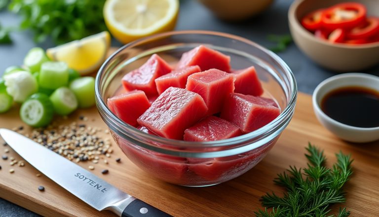 découvrez comment préparer facilement du thon cru mariné maison avec notre recette simple et savoureuse. parfait pour un repas frais et gourmand !