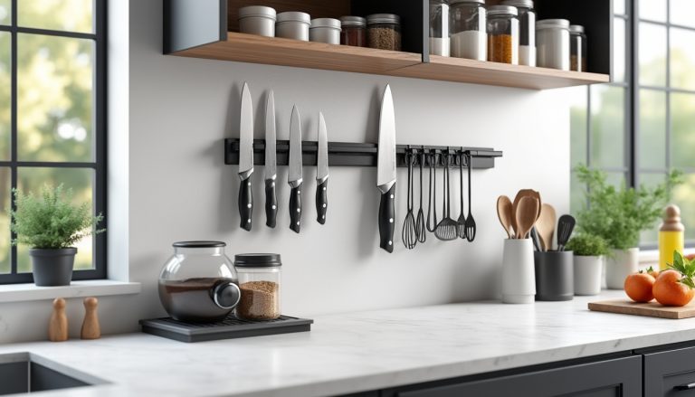 découvrez des astuces simples et efficaces pour gagner de l'espace sur votre plan de travail sans effort, et optimiser votre cuisine facilement.